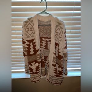 Aztec cardigan, really soft